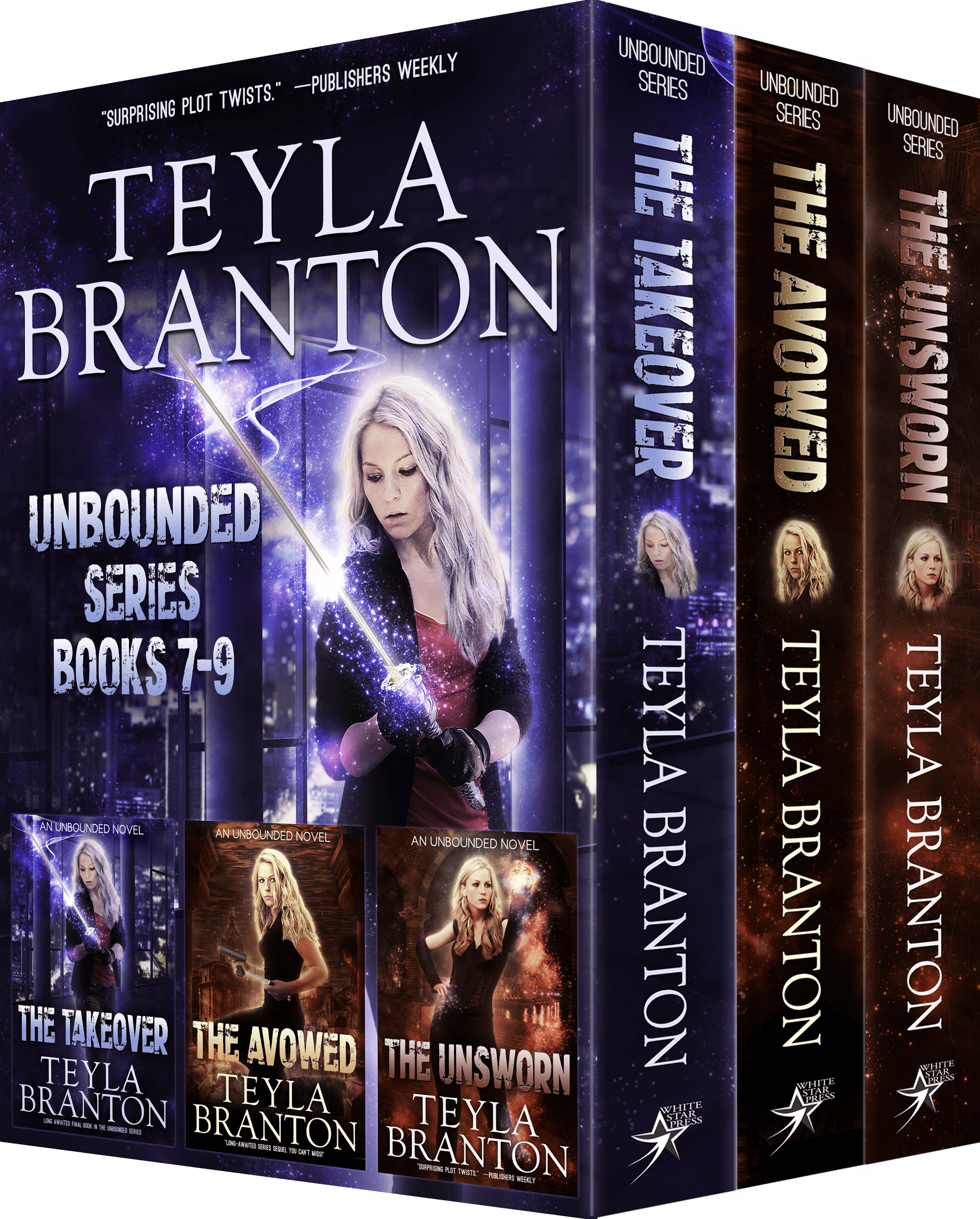 Unbounded Series Books 7-9 by Teyla Branton